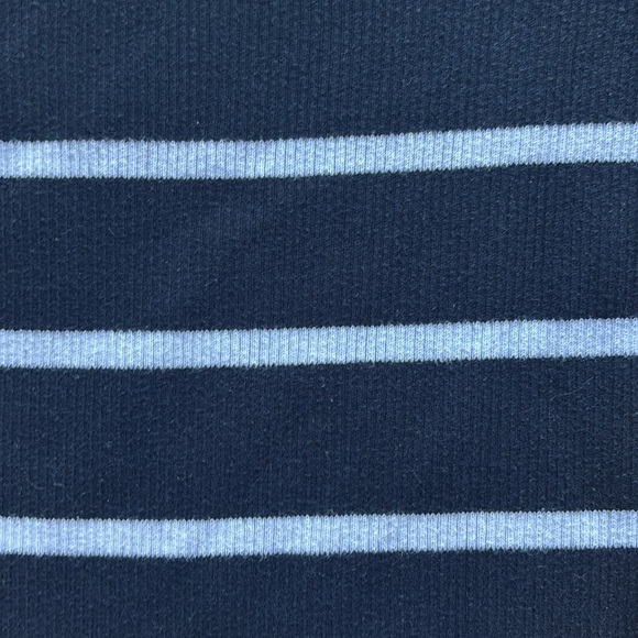 Ralph Lauren deep navy and white striped cotton boatneck shirt - Picture 4 of 4